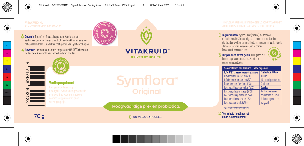 Symflora Original Capsules afbeelding van document #1, label