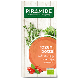 Piramide Rozenbottel Thee 20ZK
