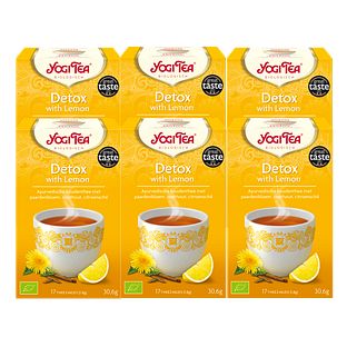 Yogi Tea Detox Met Citroen Voordeelverpakking 6x17ST