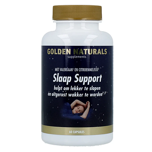 Golden Naturals Slaap Support Capsules 60CP Golden Naturals Slaap Support Capsules 60CP
