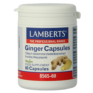 Lamberts Gember Vegacapsules 60VCP