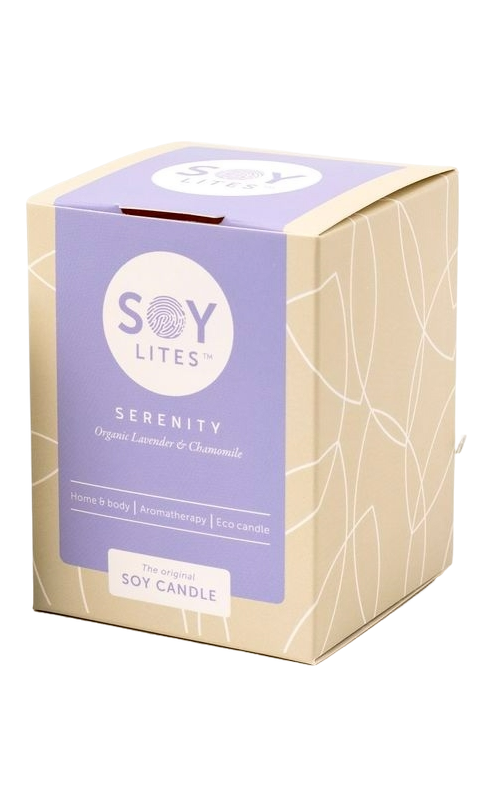 Soylites Soycandle Serenity - Organic Lavender & Chamomile afbeelding