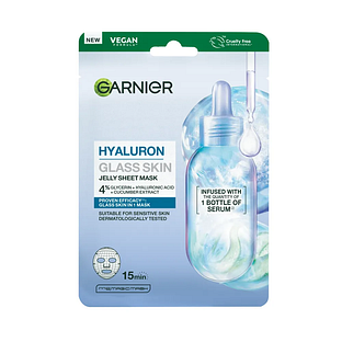 Garnier Hyaluron Glass Skin Jelly Sheet Mask 2ST