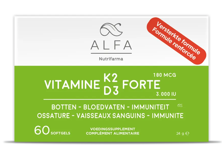 Alfa Vitamine K2 & D3 Forte Softgels 60SG