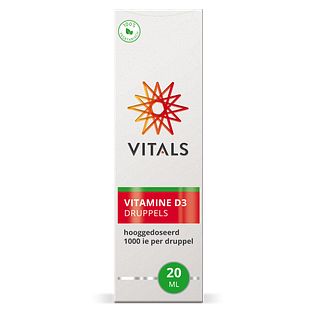 Vitals Vitamine D3 1000 IE Druppels 20ML