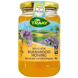 De Traay Bijenbrood Honing Biologisch 350GR De Traay Bijenbrood Honing Biologisch 350GR