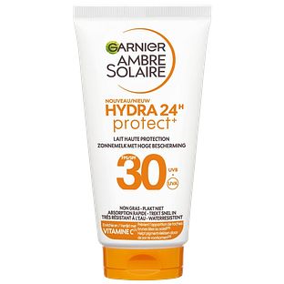 Garnier Ambre Solaire Hydra 24h Protect SPF30 Zonnemelk 50ML Garnier Ambre Solaire Hydra 24h Protect SPF30 Zonnemelk 50ML