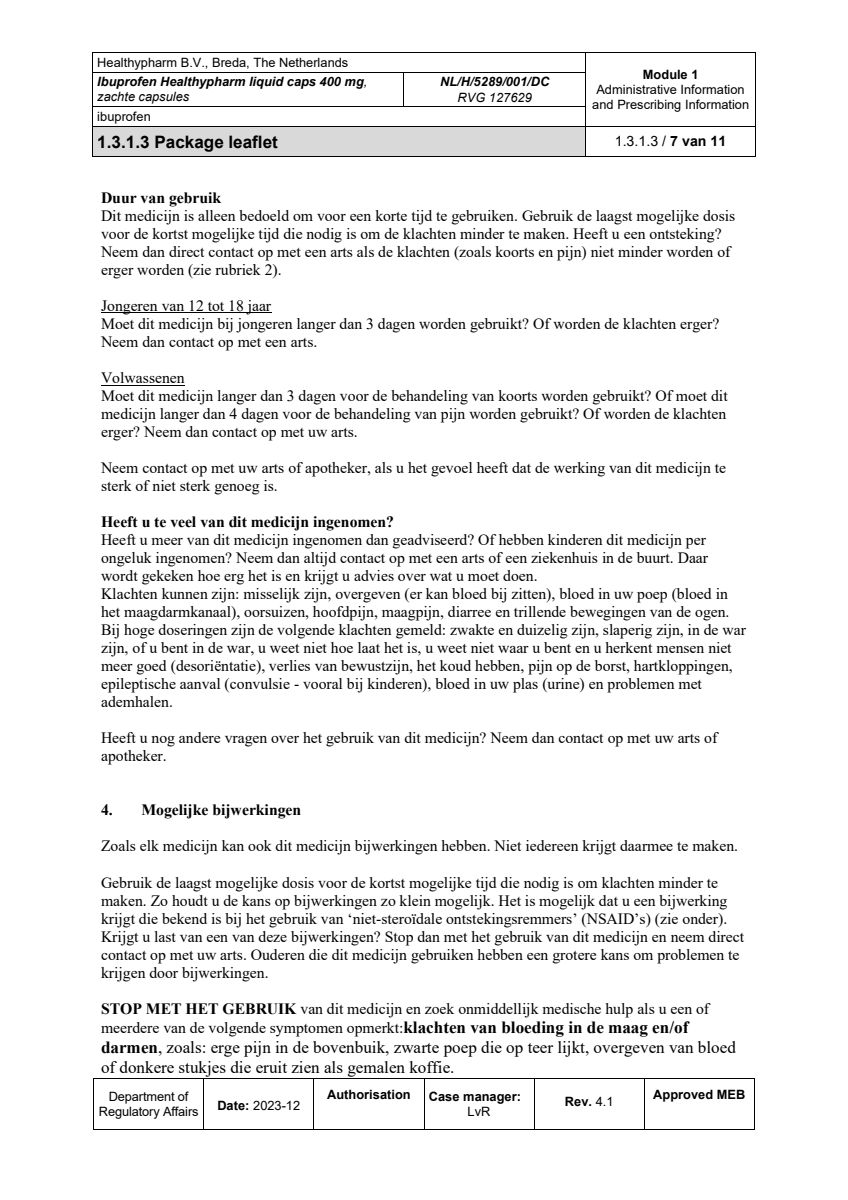 Ibuprofen 400mg Liquid Caps afbeelding van document #7, leaflet