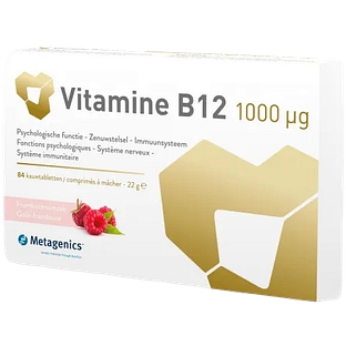 Metagenics Vitamine B12 1000mcg Kauwtabletten 84TB