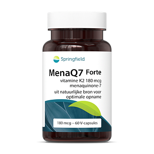 Springfield MenaQ7 Forte Vitamine K2 180mcg Capsules 60CP