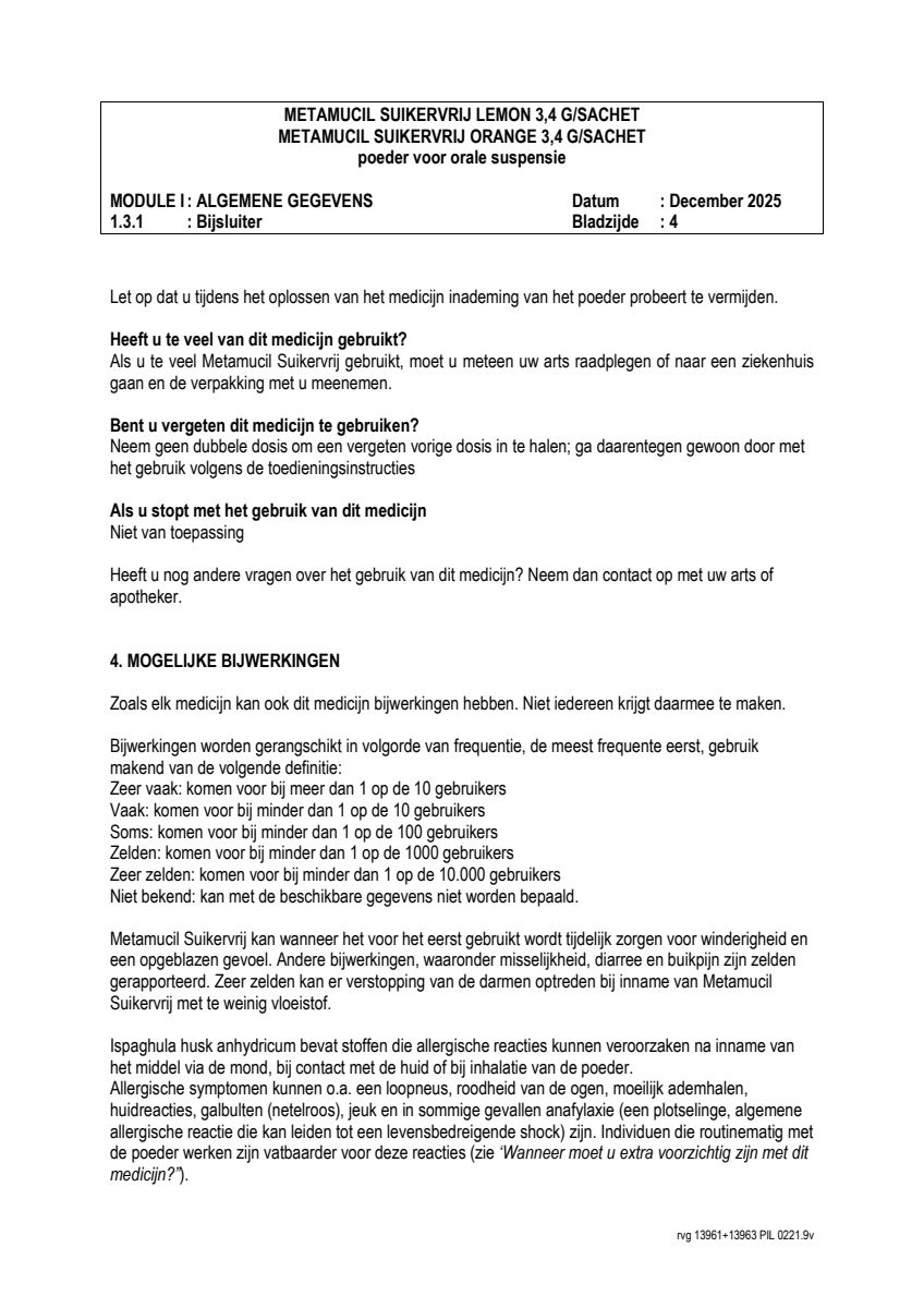 Orange Sachets afbeelding van document #4, leaflet