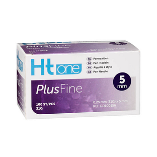 Ht One PlusFine Pennaalden 5 mm 31G 100ST