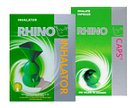 Rhino Caps Rhino Inhalator en Caps Combiset 2 Stuks