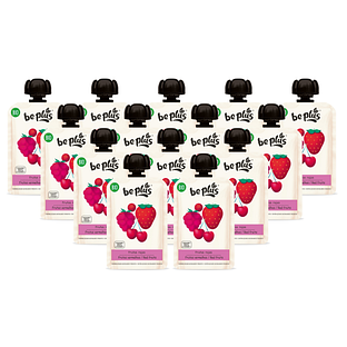 Be Plus Knijpfruit Red Fruits Multiverpakking 14x100GR