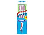 Aquafresh Clean & Flex Tandenborstel Hard - 2+1 gratis in 100% plasticvrije verpakking 3ST