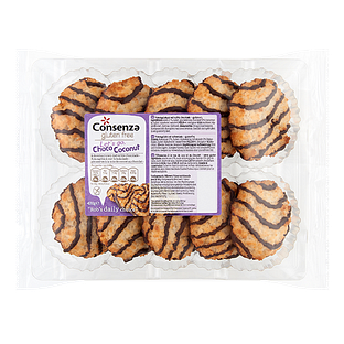 Consenza Kokosmacronen Choco 400GR