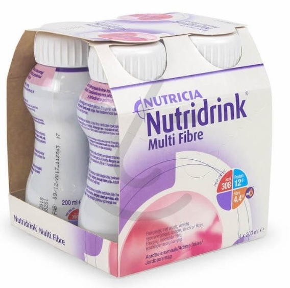 Nutridrink Multi Fibre Aardbei afbeelding 1