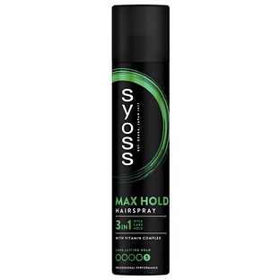 Syoss 3in1 Max Hold Hairspray Hold 5 300ML