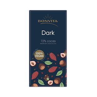 BonVita Premium Dark Chocolate 72% 100GR