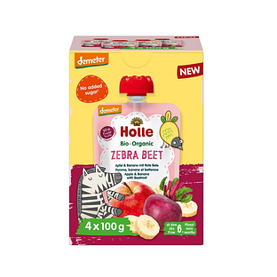 Holle Knijpfruit Zebra Beet Multipack Bio 4ST