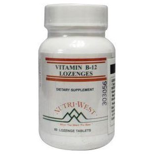 Nutri West Vitamine B12 Lozenges 60ST