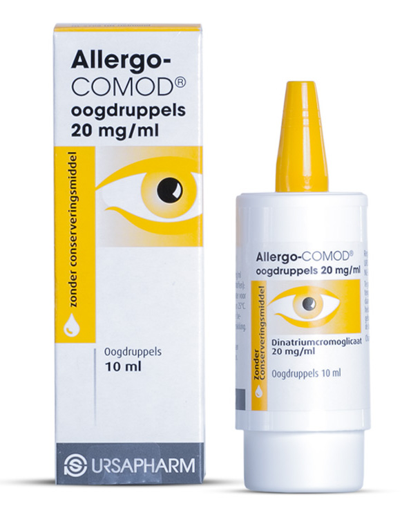 Allergo Comod Oogdruppels 20mg 10ml afbeelding