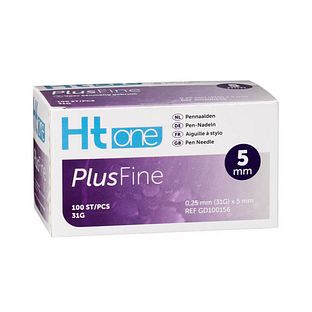 Ht One PlusFine Pennaalden 5 mm 31G 100ST