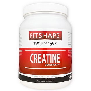 Fitshape Creatine Monohydraat 500GR Fitshape Creatine Monohydraat 500GR