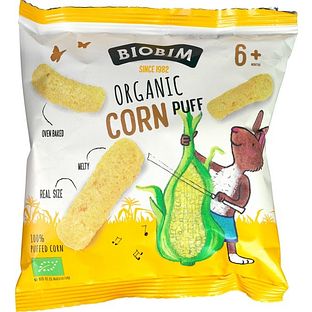 Biobim Organic Corn Puff 6+ 15GR Biobim Organic Corn Puff 6+ 15GR