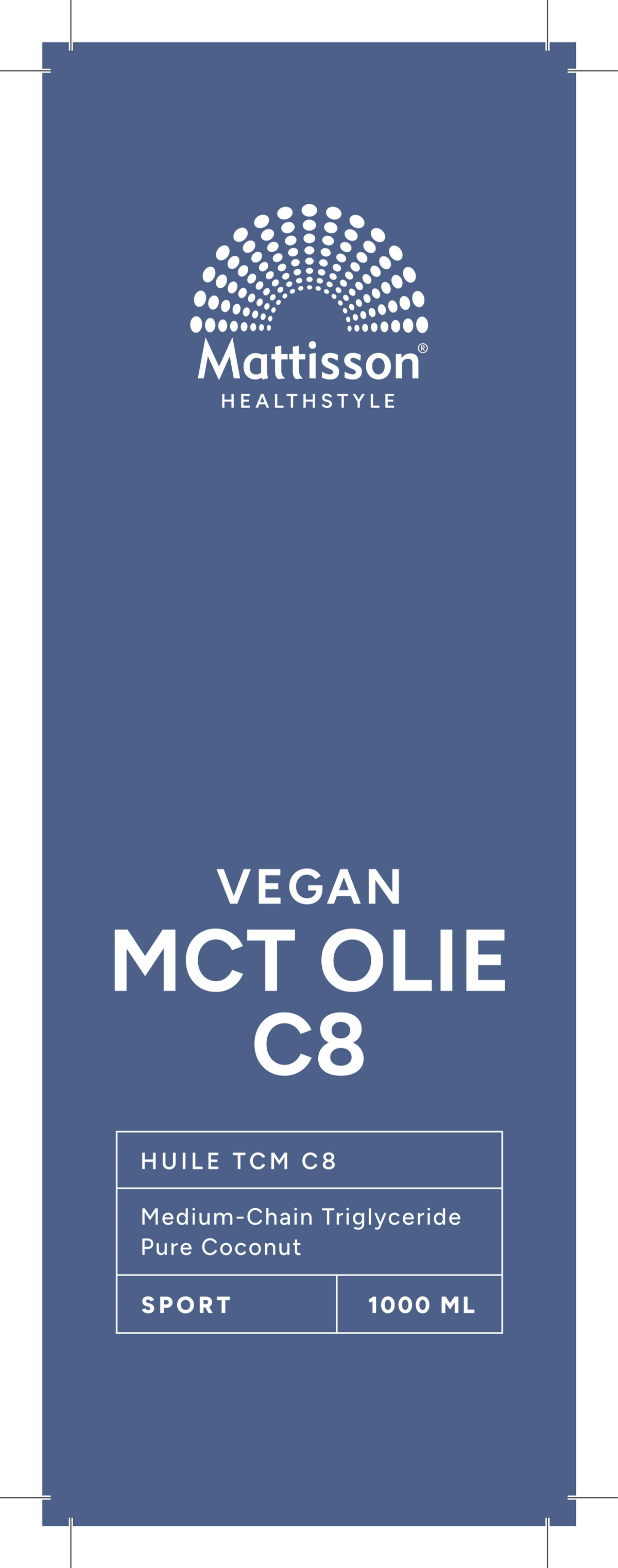 MCT Olie C8 afbeelding van document #1, label