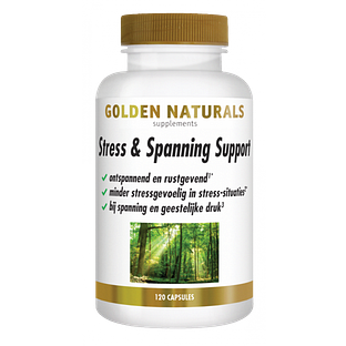 Golden Naturals Stress & Spanning Capsules 120CP Golden Naturals Stress & Spanning Capsules 120CP