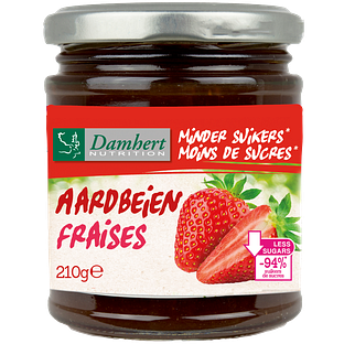Damhert Low Carb Confituur Aardbei 210GR