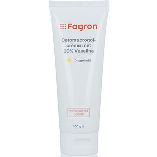 Fagron Cetomacrogolcrème met 20% Vaseline 100GR