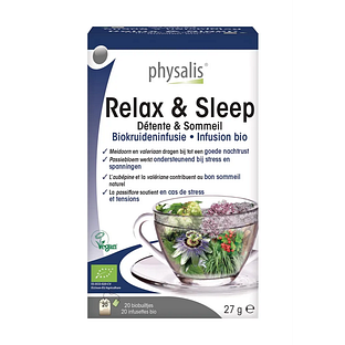 Physalis Relax & Sleep Biokruideninfusie Zakjes 20ZK