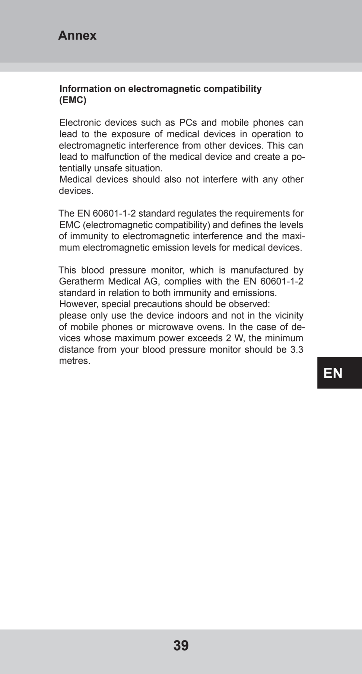 Bovenarm Bloeddrukmeter Desktop afbeelding van document #39, instructions