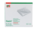 Lohmann & Rauscher Gazin Gaaskompres 5x5cm 10ST