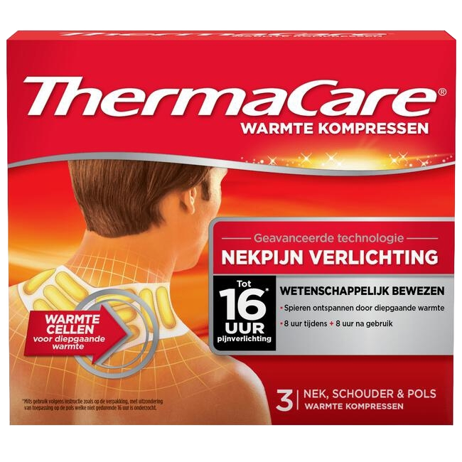 Thermacare Warmte Kompressen Nek Schouder Pols afbeelding