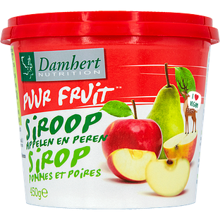 Damhert Puur Fruit 100% Siroop Appel-Peer 450GR