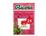 Ricola Keelpastilles Cranberry Suikervrij 100GR