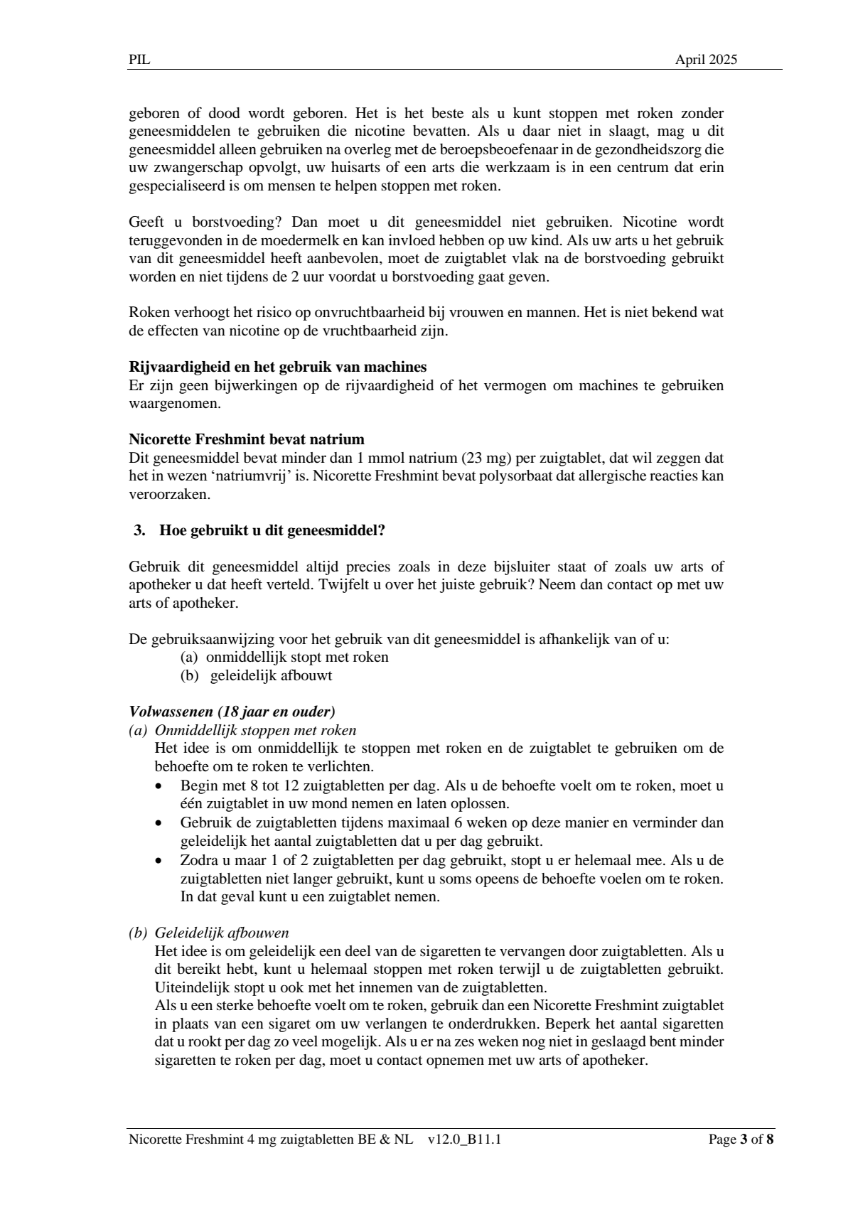 Freshmint Zuigtabletten 4mg afbeelding van document #3, leaflet