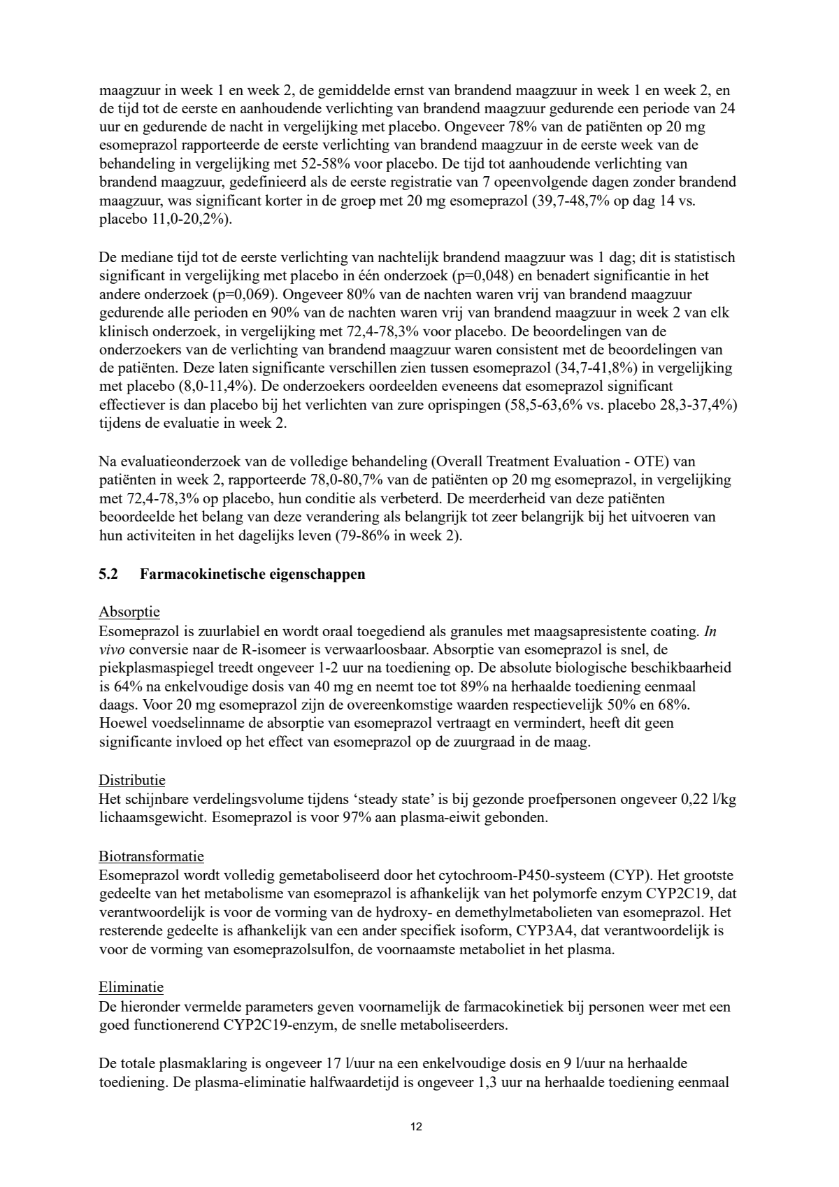 Control Tabletten - voor brandend maagzuur afbeelding van document #12, leaflet