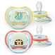 Avent Nighttime Fopspeen Leeuw 0-6M 2ST Fopspenen uit de verpakking