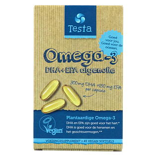 Testa Omega-3 Algenolie DHA & EPA Capsules 45SG
