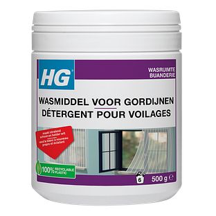 HG Textiel Vitrage Wasmiddel Wit 500GR