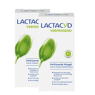 Lactacyd Wasgel Verfrissend Multiverpakking 2x200ML Lactacyd Wasgel Verfrissend Multiverpakking 2x200ML