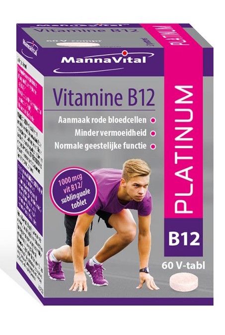 MannaVital Vitamine B12 Platinum Tabletten 60TB