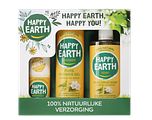 Happy Earth Giftset Jasmine Ho Wood, Deo/Showergel/Handsoap 1ST