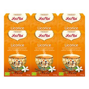 Yogi Tea Licorice Voordeelverpakking 6x17ST Yogi Tea Licorice Voordeelverpakking 6x17ST