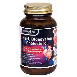 All Natural Hart, Bloedvaten Cholesterol Capsules 90VCP All Natural Hart, Bloedvaten Cholesterol Capsules 90VCP