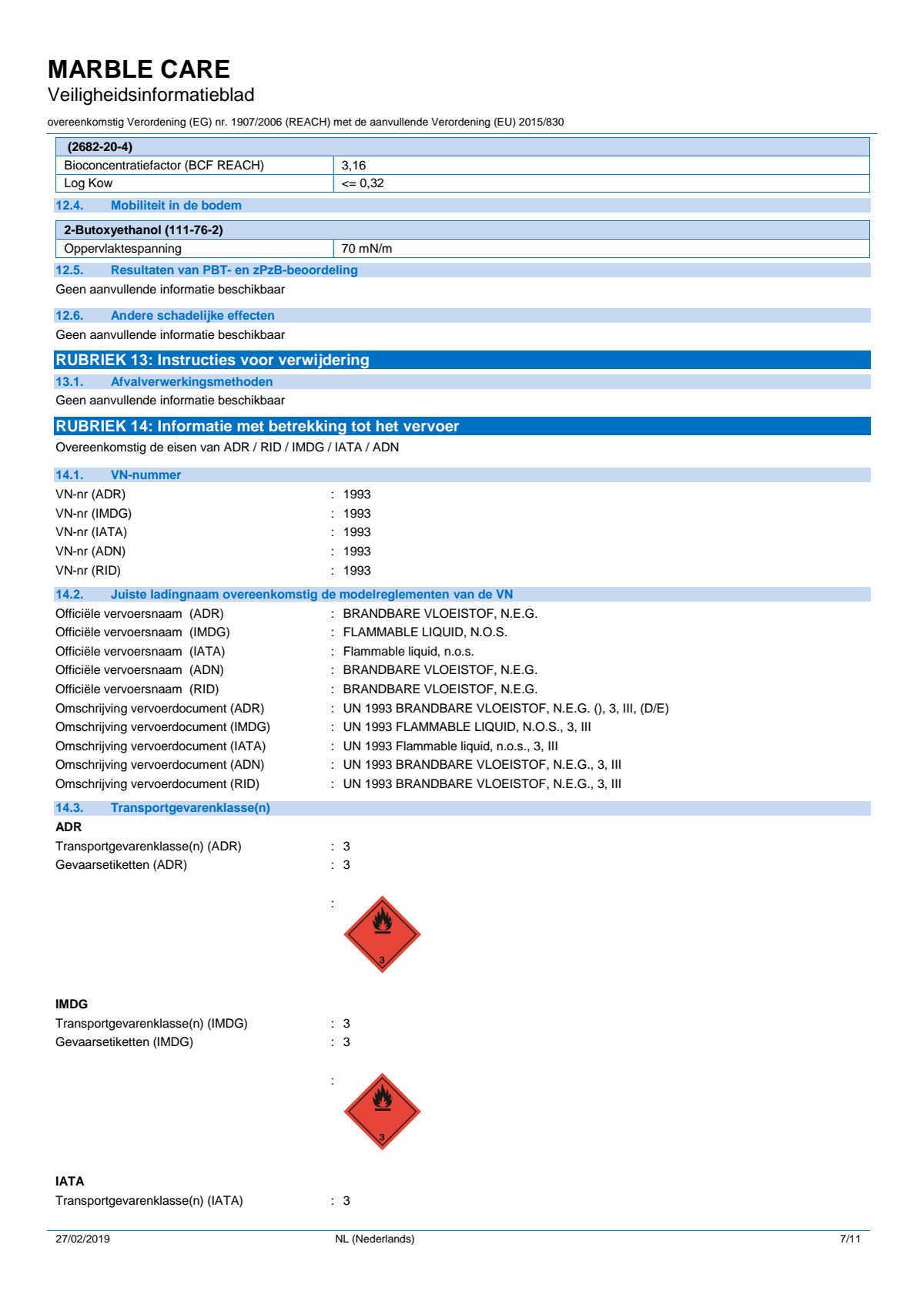 Marble Care Marmer Reiniger afbeelding van document #7, info_folder
